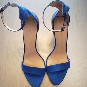 Zara Collection Blue Heels